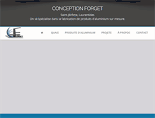 Tablet Screenshot of conceptionforget.com